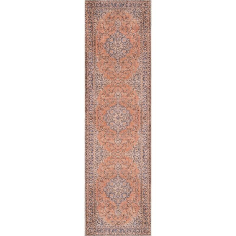 Momeni Afshar Polyester Traditional Medallion Area Rug