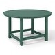preview thumbnail 43 of 180, Polytrends Laguna Kids Outdoor 38" Round Poly Dining Table for Children