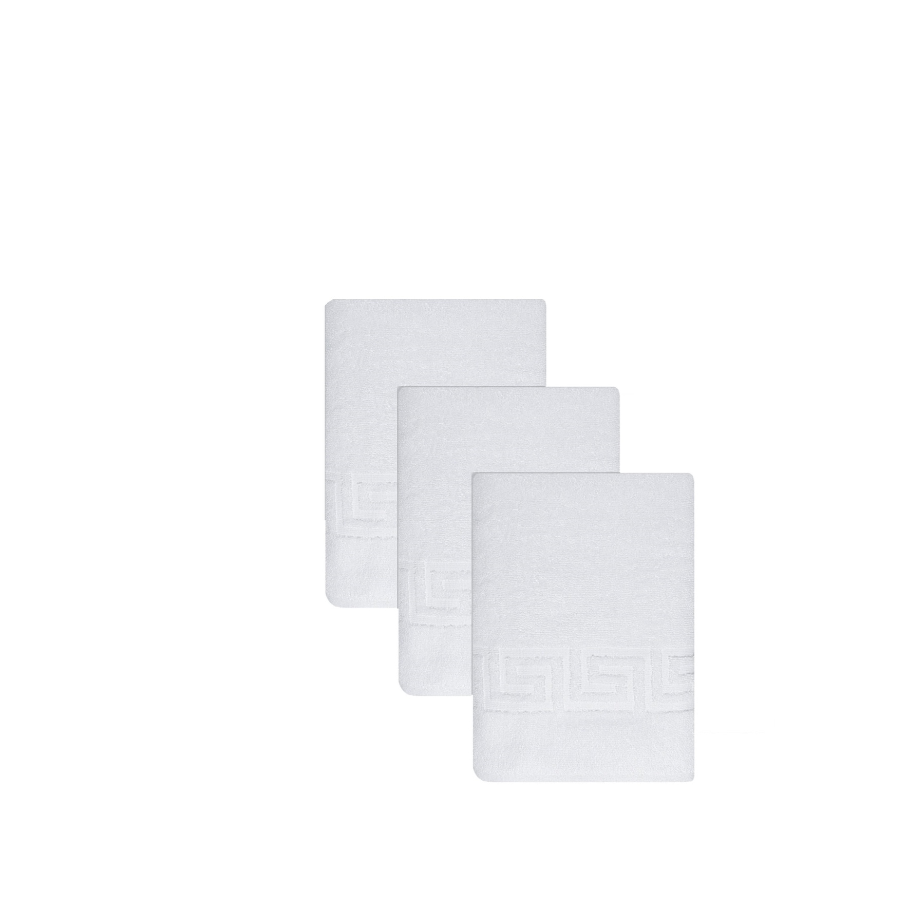 Ozan Premium Home Milos Collection Hand Towels, Set of 3 - 16-30 inch
