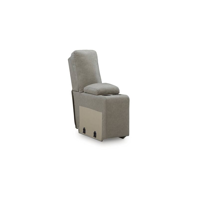 Signature Design by Ashley Brannigan Gray 3-Piece Power Reclining Sectional - 93" W x 41" D x 42" H