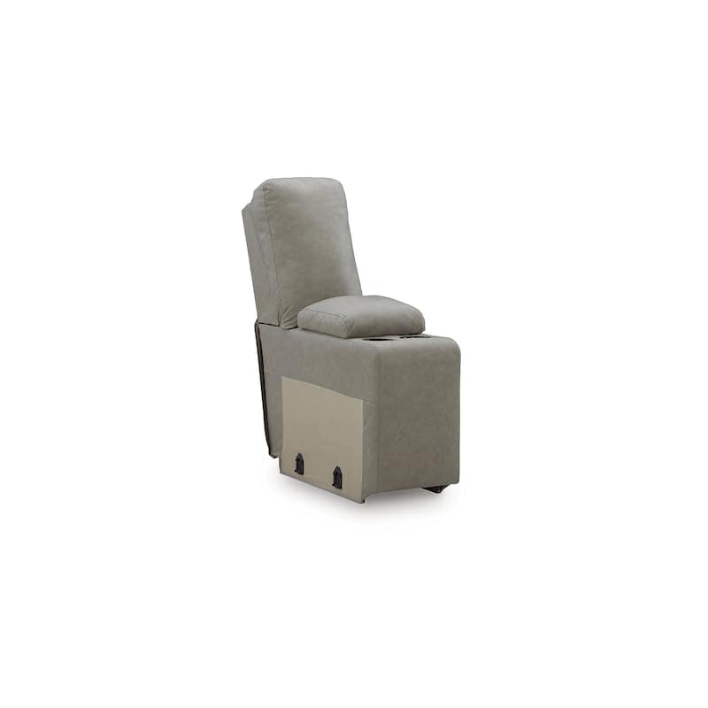 Signature Design by Ashley Brannigan Gray 6-Piece Reclining Sectional with Storage Console - 155" W x 142" D x 42" H