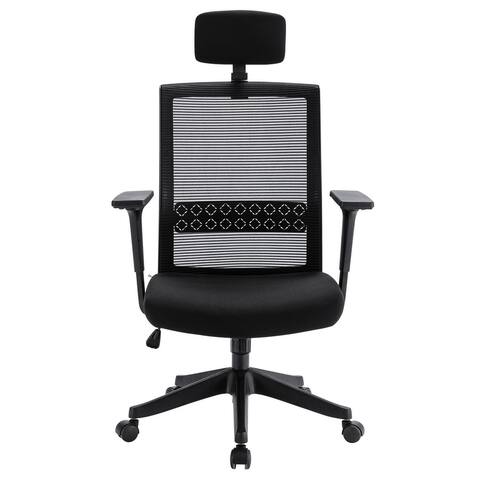 Ergonomic Office Chair Adjustable Headrest Mesh Office Chair - 19.68*19.29*45.66