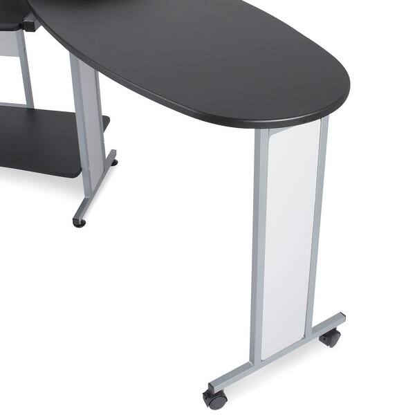 Shop Belleze Heavy Duty Computer Desk W Pull Out Keyboard Tray