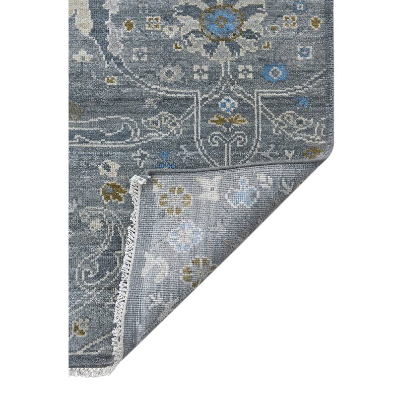 Majestic Voilie Modern & Contemporary Geometric Hand-Knotted Area Rug