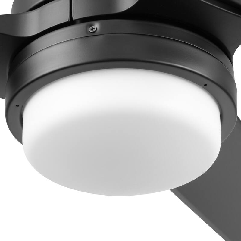 54" Honeywell Port Isle Wet Rated Outdoor Ceiling Fan with Light, Remote Control, Weather Resistant Blades