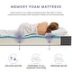 preview thumbnail 10 of 17, Aveline 8-inch Gel Memory Foam Mattress - White