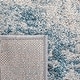 preview thumbnail 3 of 1, SAFAVIEH Tulum Ilze Modern Abstract Rug - Ivory/Blue - 6' x 9'