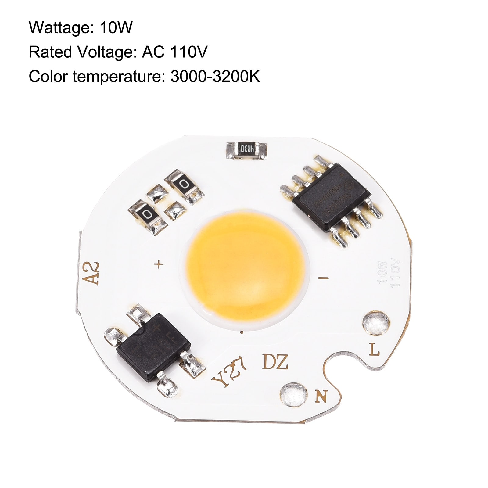 vegetarisch Preventie opladen LED Chip Bulb 110V 10W Warm White 3000-3200K High Power Floodlight Lamp 2  Pack - Warm White - Overstock - 36629839
