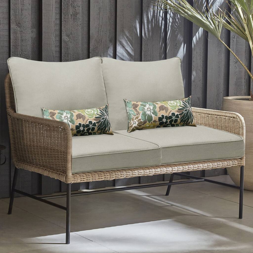 Aoodor 24" x 24" Patio Furniture Outdoor Deep Seat Cushions Set of 2