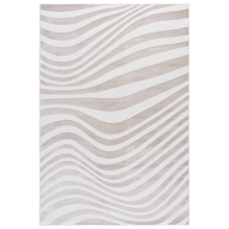 SAFAVIEH Saylor Wakana Modern Rug - Beige/Ivory - 5'5" x 7'7"