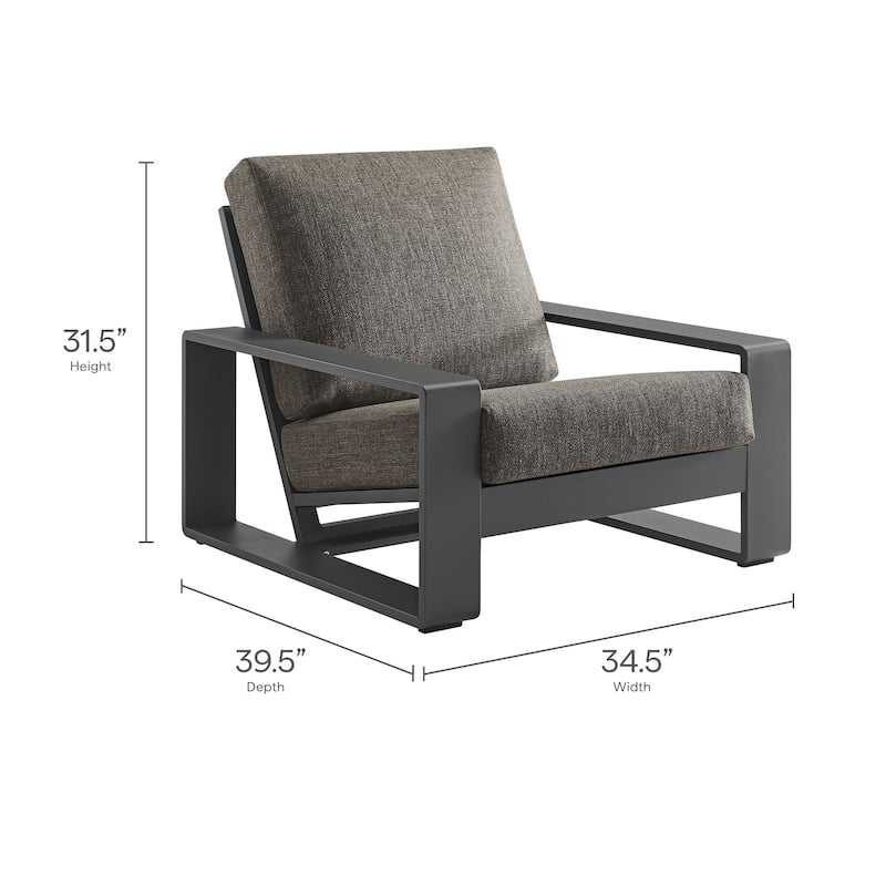 Lirienne 4-Piece Outdoor Patio Aluminum Furniture Set