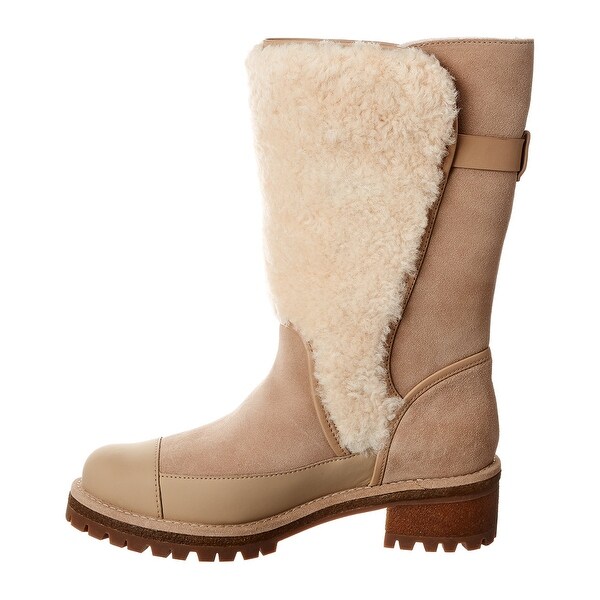 Tory burch shearling boots Clearance