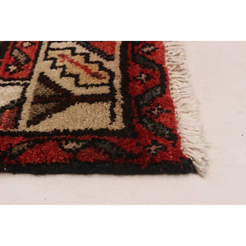 ECARPETGALLERY Hand-knotted Anadol Red Wool Rug - 3'6 x 10'0