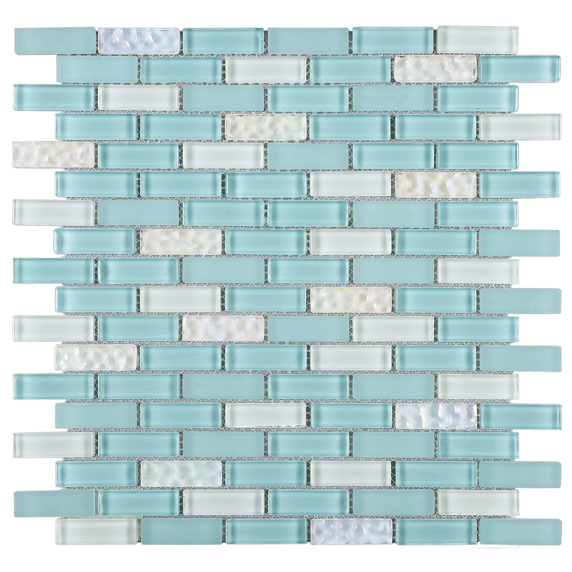 Tilegen Small Brick 1 2 X Gl Tile In Baby Blue Wall Gl Tile In Baby Blue