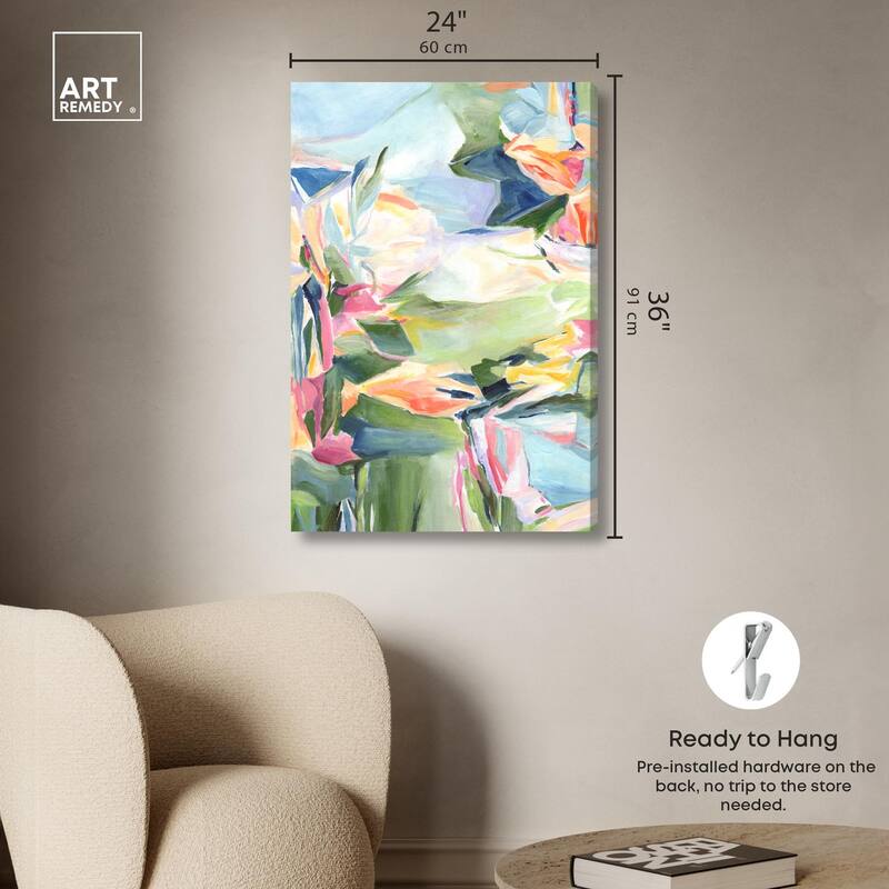 Sunkissed Garden Canvas by Art Remedy, Gallery Wrapped