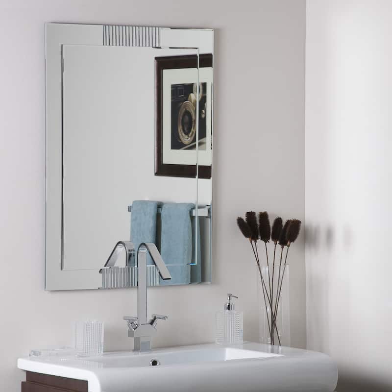 Francisca Large Frameless Wall Mirror - 23.6" x 31.5"