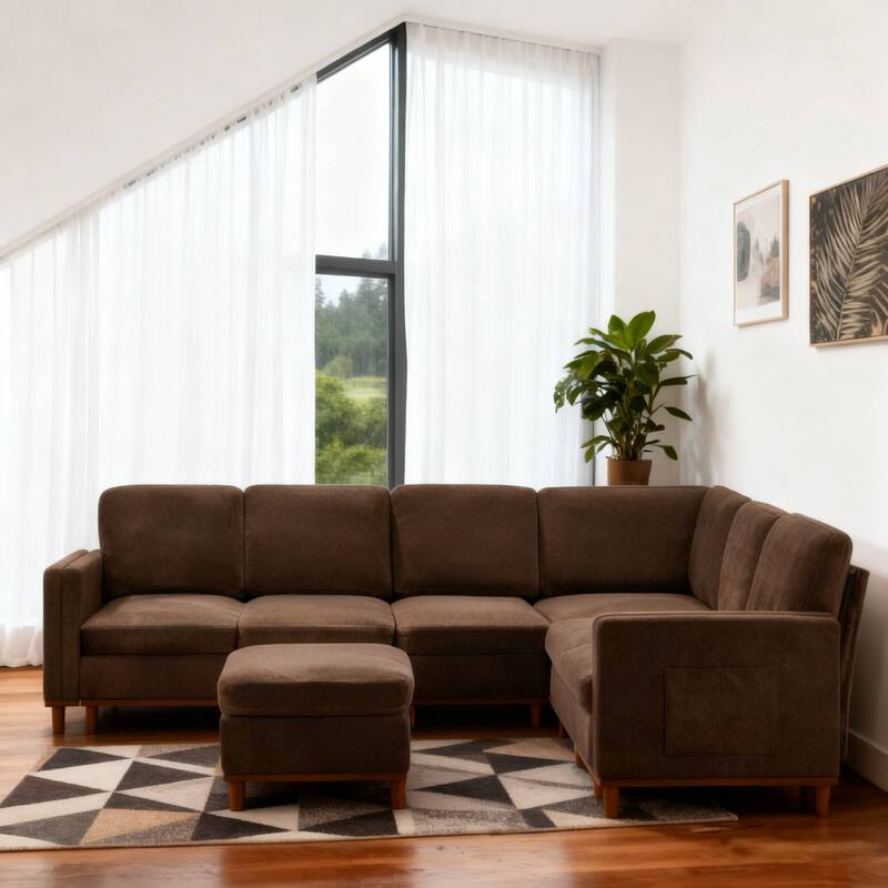 Modern Sofa Chair,Sectional Sofa with Soft Padding-Ideal for Living Room,Office & Dining Room