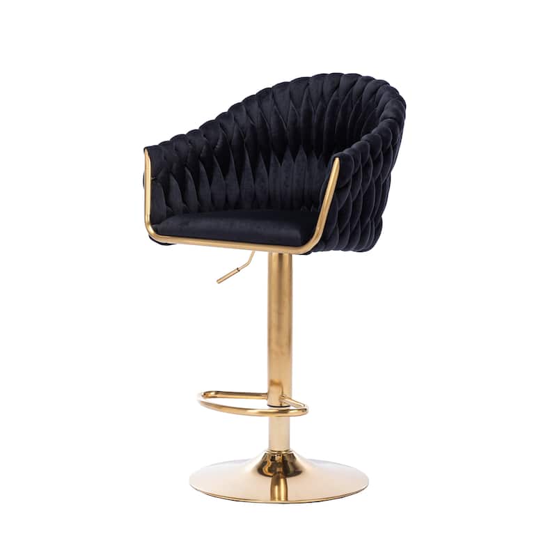 Vintage Padded Bar Stools with HighQuality Backrest & Metal Footrest Bed Bath & Beyond 37776324