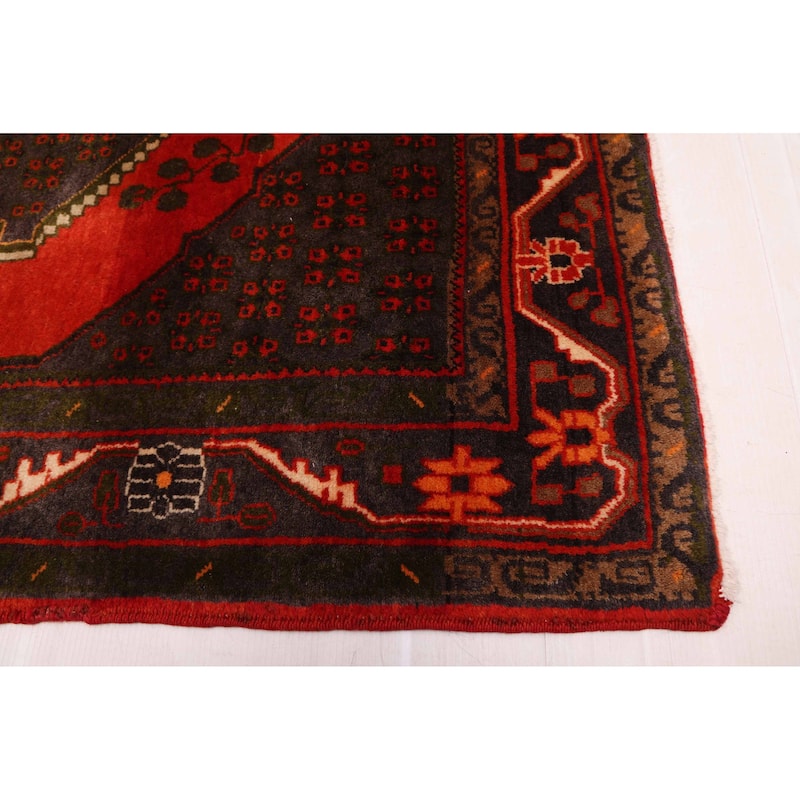 ECARPETGALLERY Hand-knotted Konya Anatolian Red Wool Rug - 3'7 x 12'8
