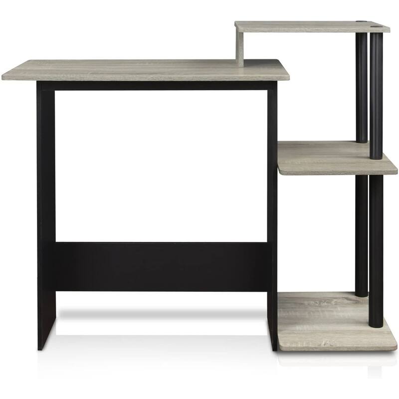 Computer Desk with Shelves - Modern Writing Desk for Home Office & Workspace