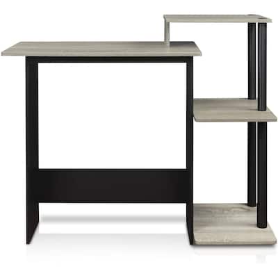 Computer Desk with Shelves - Modern Writing Desk for Home Office & Workspace