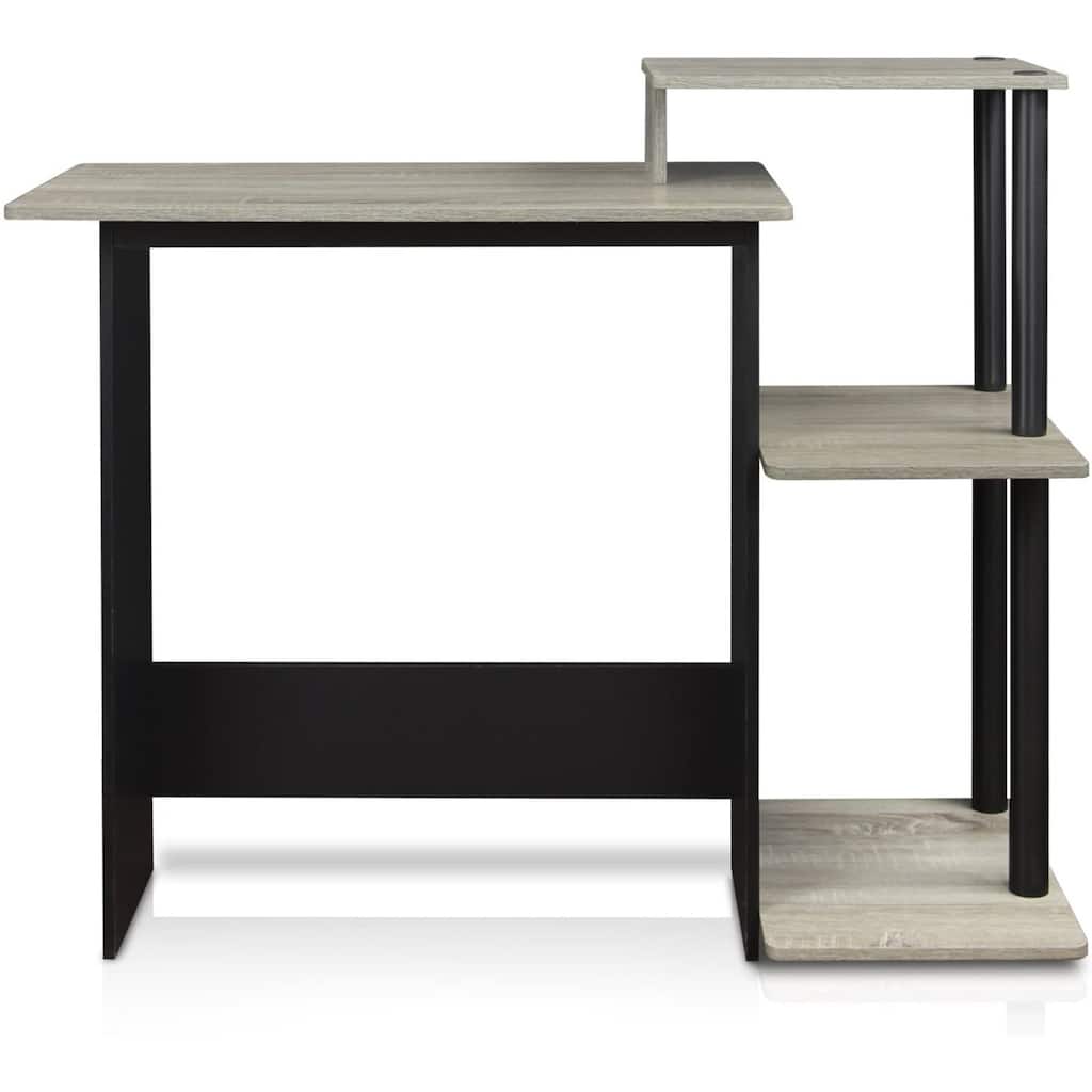 Computer Desk with Shelves - Modern Writing Desk for Home Office & Workspace