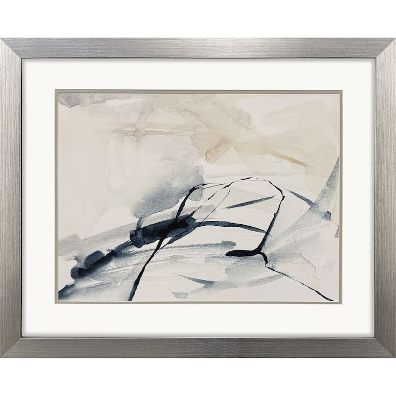 Paragon Indigo Markings III Framed Art