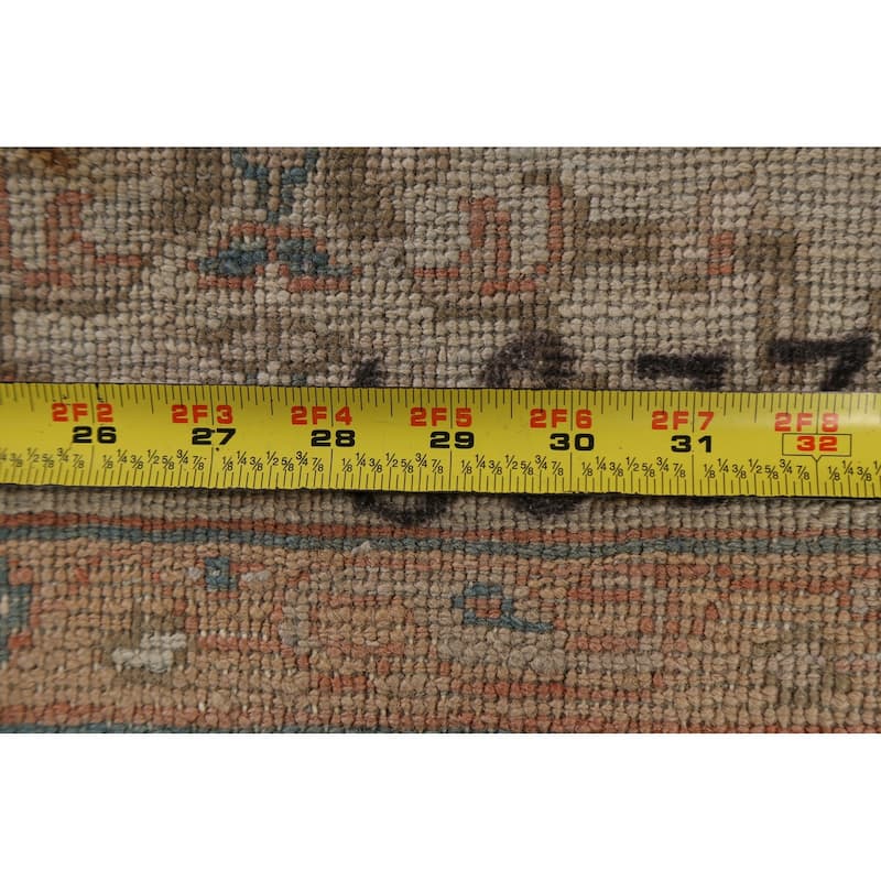 Traditional Floral Agra Oriental Area Rug Hand-knotted Wool Carpet - 3'11" x 6'2"