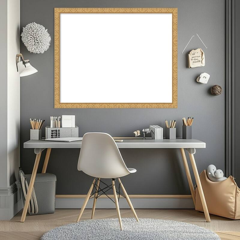 Lila Framed Dry Erase Magnetic Board