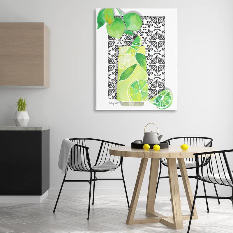 Stupell Mediterranean Mojito Drink Canvas Wall Art Design By Hillary Holt