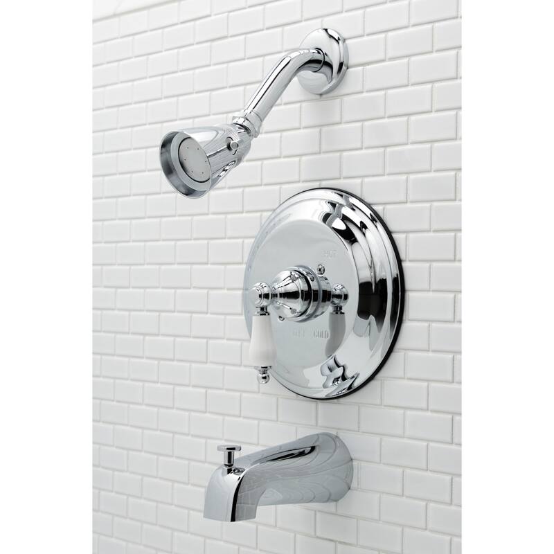 Kingston Brass Single-Handle Pressure Balanced Tub and Shower Faucet, Trim Only