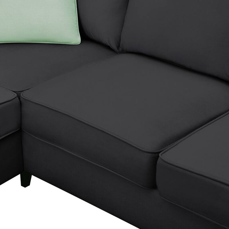 Flexible Combination Module Reversible Sectional Sofa with Ottoman