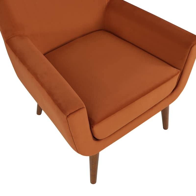 Adrian Mid-Century Velvet Arm Chair by Greyson Living