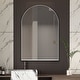 preview thumbnail 3 of 7, White Arched Recessed Mirror Cabinet Bathroom Storage Vanity Cabinet