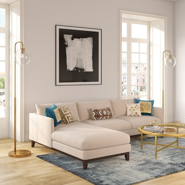 Harrison arc black floor lamp outlet