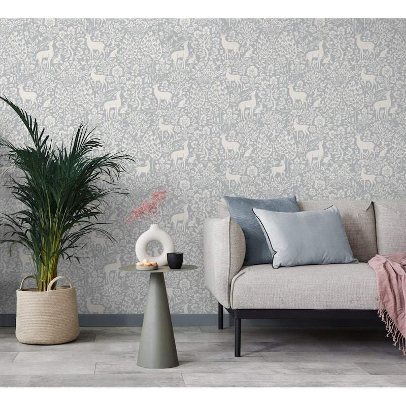 Deer Woods Non-pasted Wallpaper – 396in. x 21in. – Covers 56 square feet