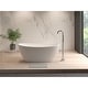 preview thumbnail 10 of 47, Diatomite Quick Dry Stone Medium 24" x 15" Bath Mat