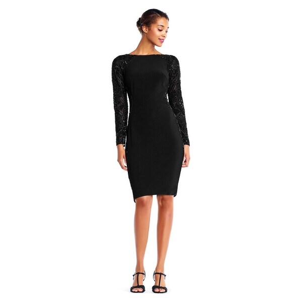 Sheath cocktail dress with sleeves dress shirts