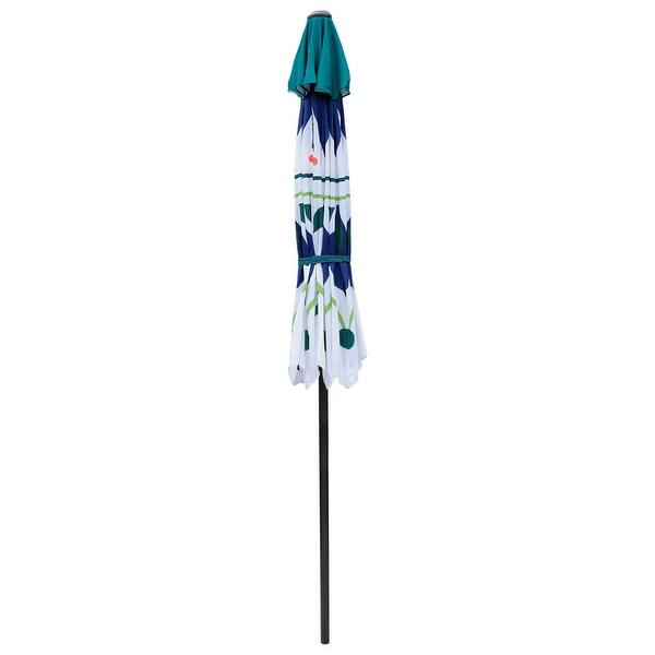 Maypex 9-ft. Peacock Market Patio Umbrella