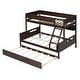 preview thumbnail 13 of 34, Twin Over Full Bunk Bed with Shelves and Trundle - Practical for Families