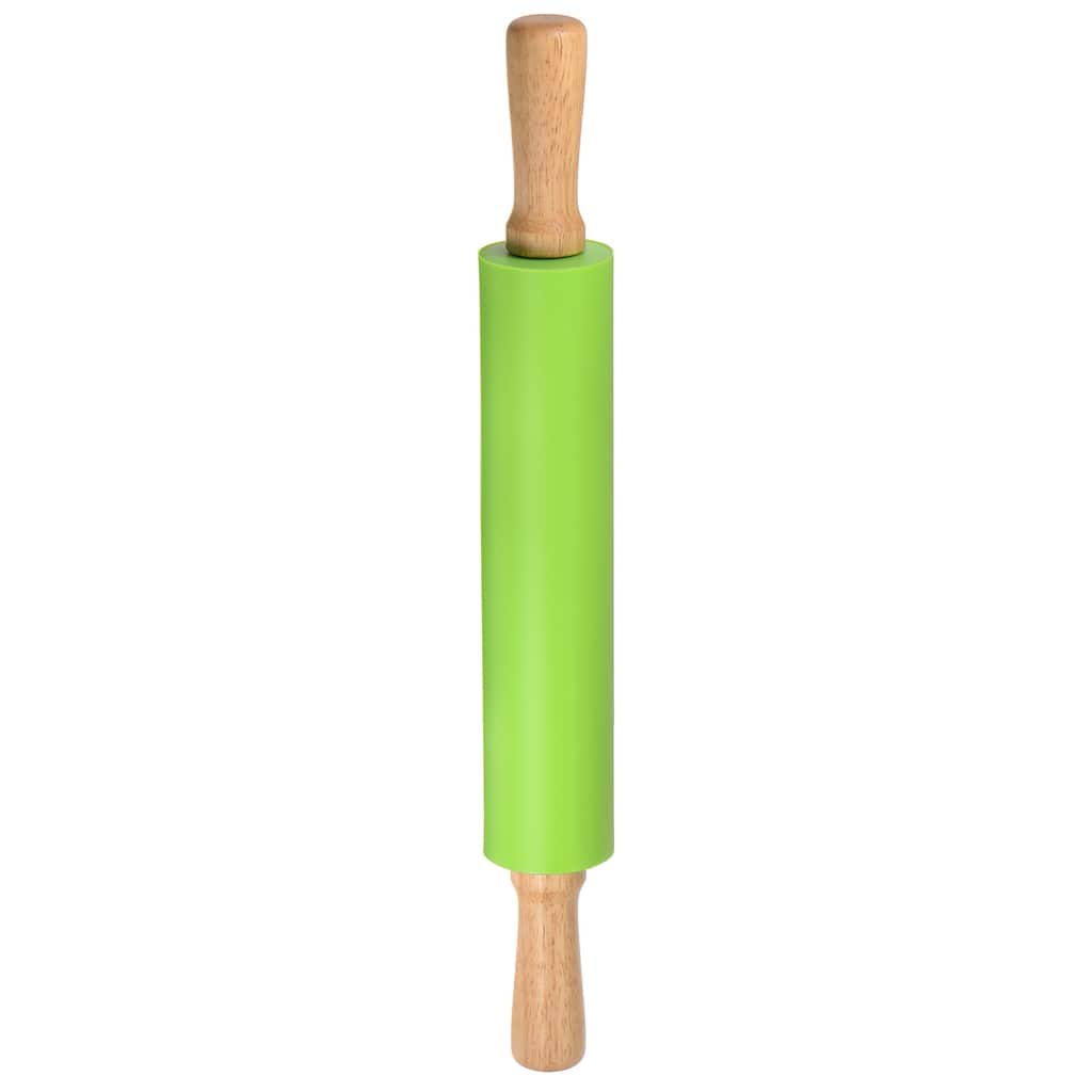 Silicone Rolling Pins for Baking 43cm x 5.2cm Green