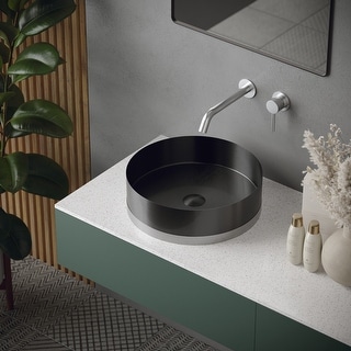 Karran Cinox Stainless Steel Round Vessel Sink
