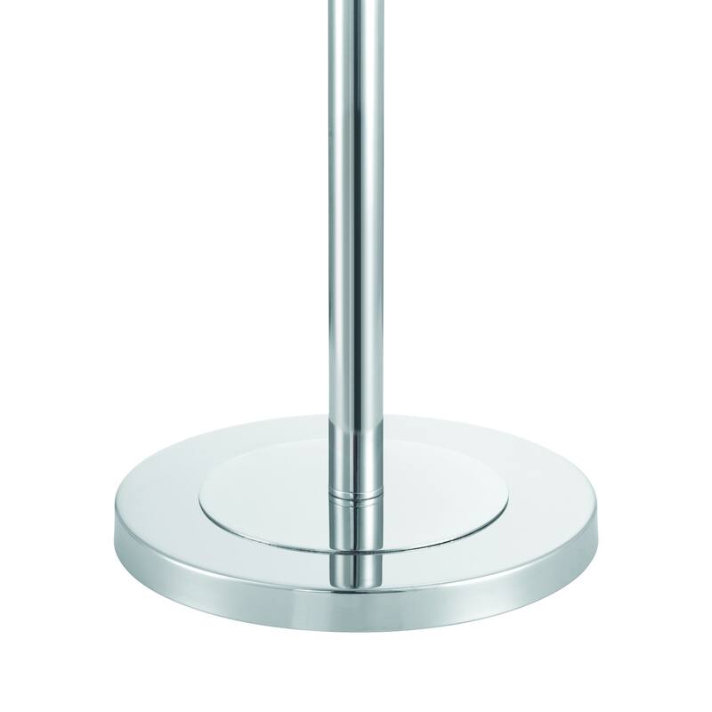 Acroma 62.2" Modern LED Bright Floor Lamp with White Fabric Drum Shade