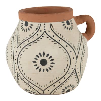 Foreside Home & Garden Natural Terracotta Bud Vase