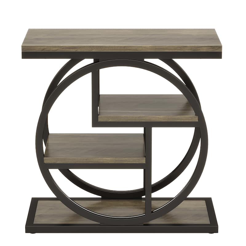 4-tier Narrow Side End Table for Living Room Bedroom