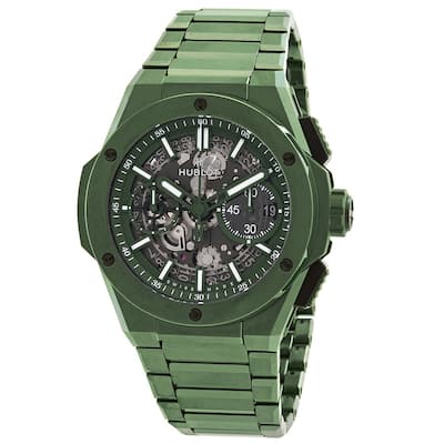 Hublot Big Bang 42mm Men's Watch - Green and Silvertone