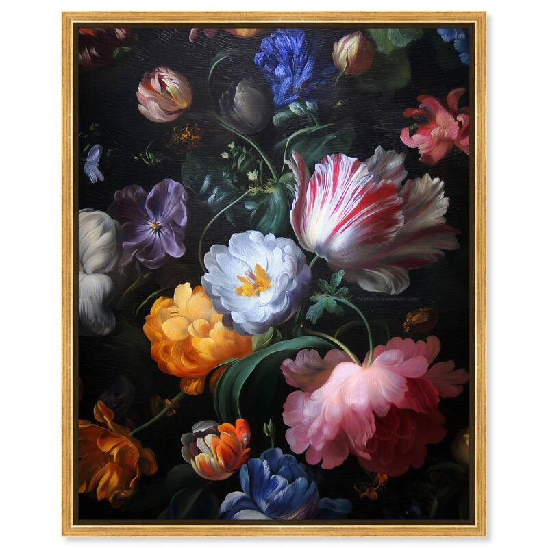 Aleia Baroque II Canvas by Art Remedy - Gold - 16" x 20"