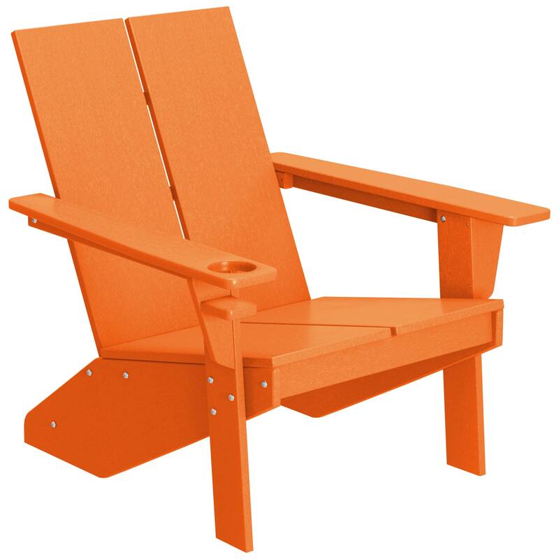 Coastin Modern Poly Adirondack Chair - Orange