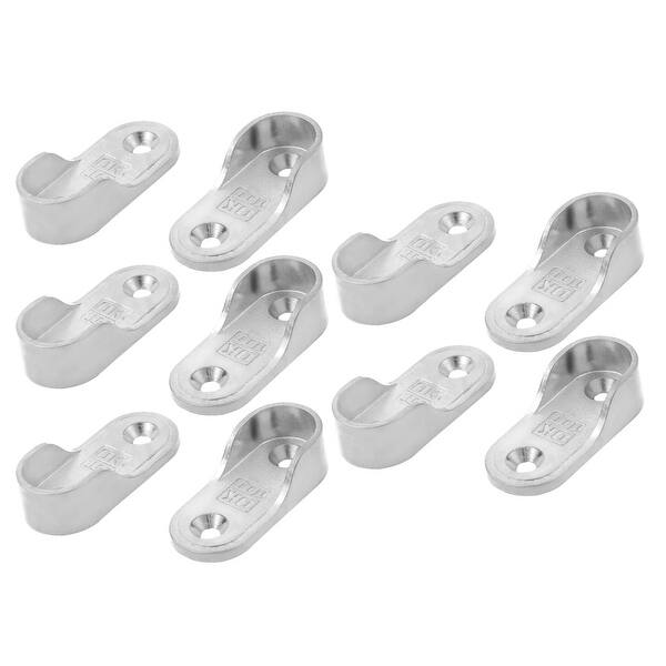 Shop Zinc Alloy Clothes Closet Rod Pole Socket Bracket Flange