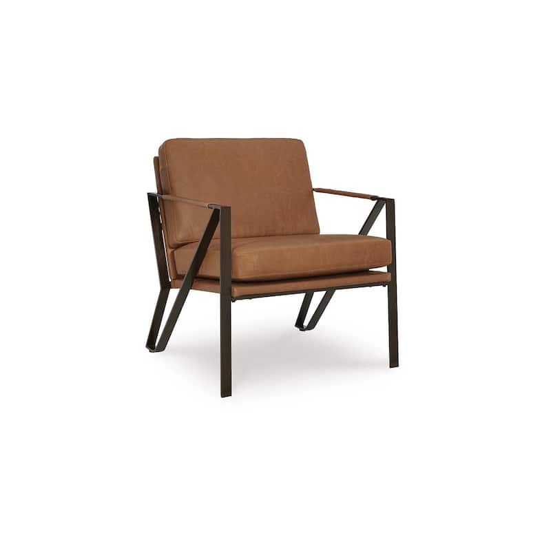 Signature Design by Ashley Garronmont Brown/Black Accent Chair - 29.5" W x 28.63" D x 34" H